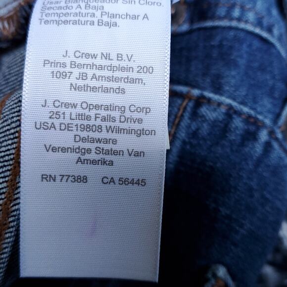 J. Crew 9" Mid-Rise Skinny Jean in Signature Stretch Button Fly MD883 Size 28 - Picture 16 of 16